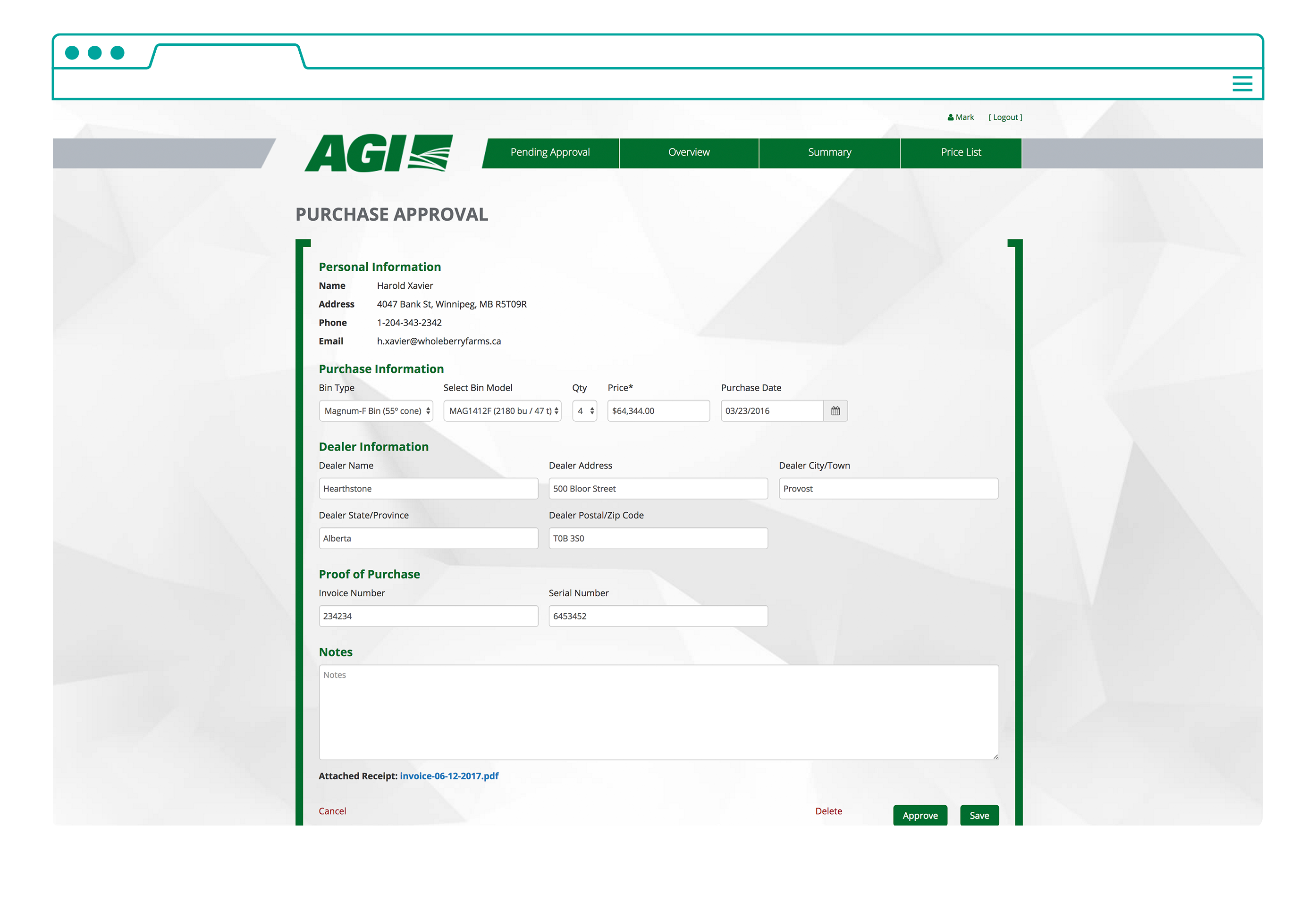 AGI Rebate Calculator Software