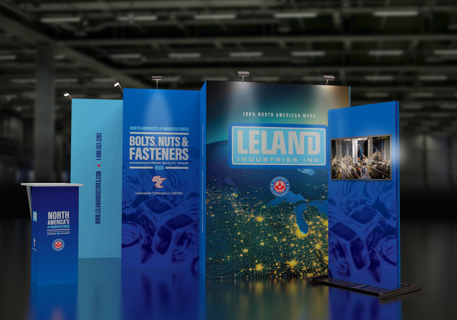 Leland Industries Inc. tradeshow displays