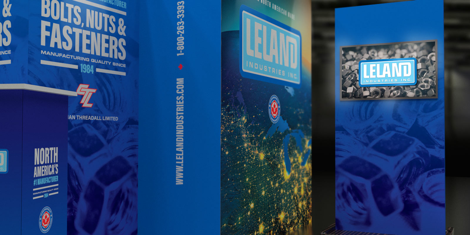 Leland Industries Inc. tradeshow displays